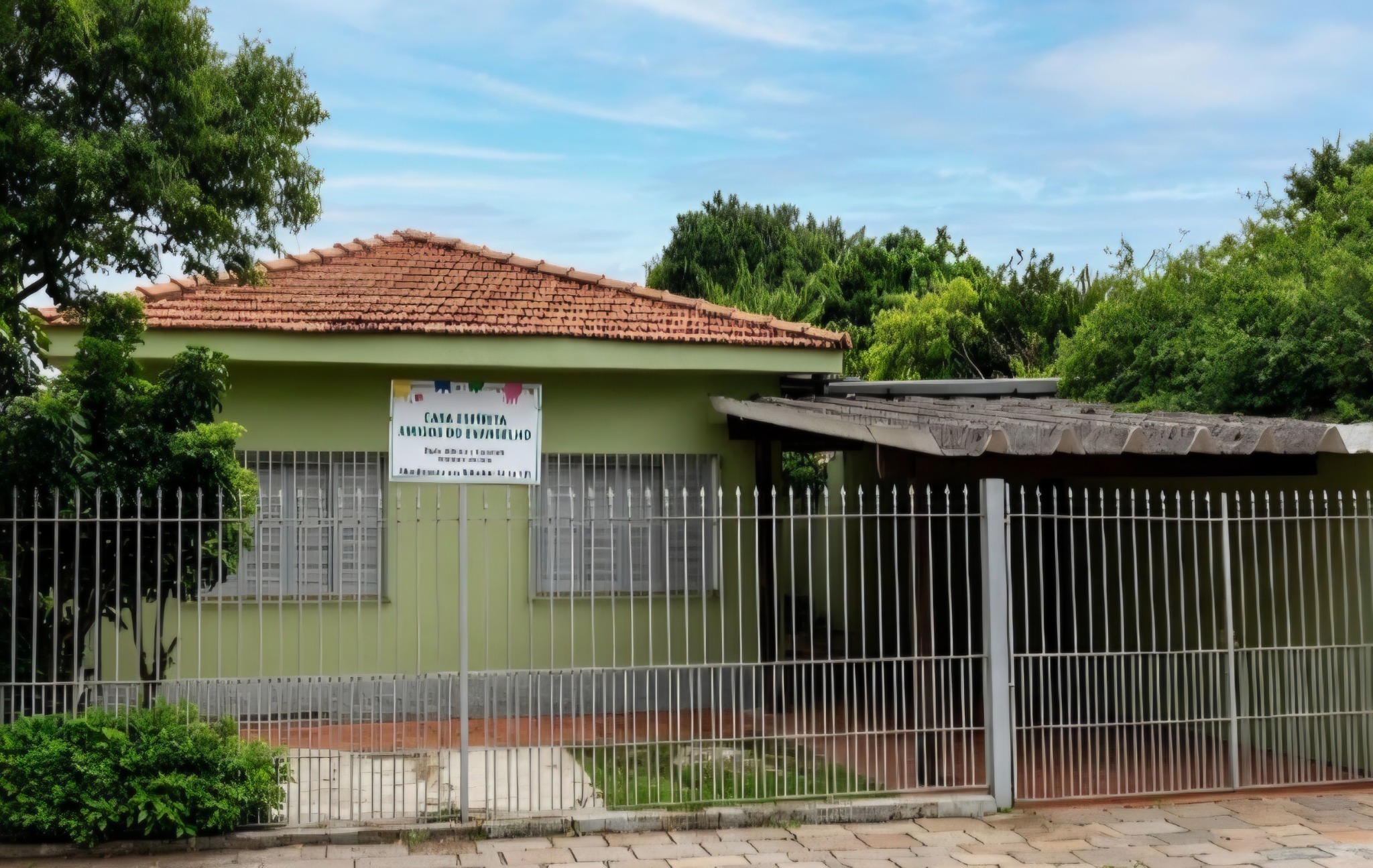Fachada da Casa Espírita Amigos do Evangelho
